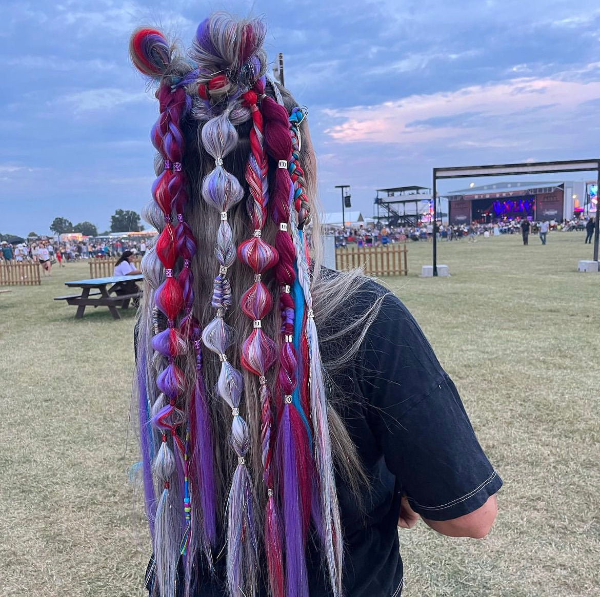 Grape Vape - Purple Braiding Hair