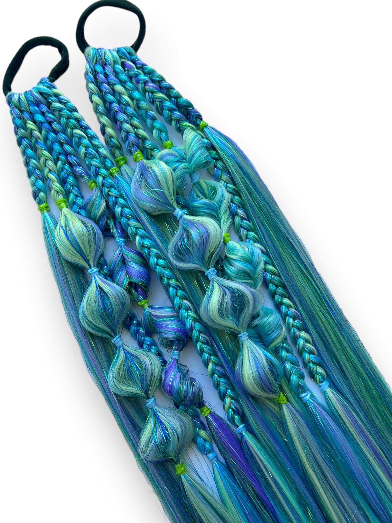 Blue Banger - Tie-In Festival Braid Extension Set